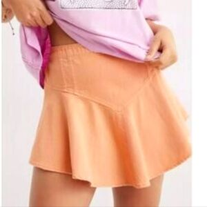 New Aerie By American Eagle Mini Skirt In Orange Size XL